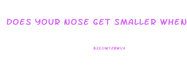 Does Your Nose Get Smaller When You Lose Weight