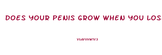 Does Your Penis Grow When You Lose Weight