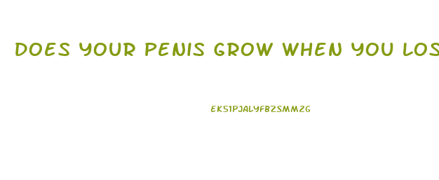 Does Your Penis Grow When You Lose Weight