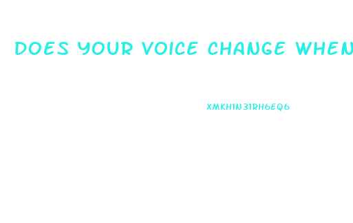 Does Your Voice Change When You Lose Weight