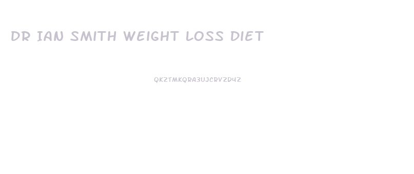 Dr Ian Smith Weight Loss Diet