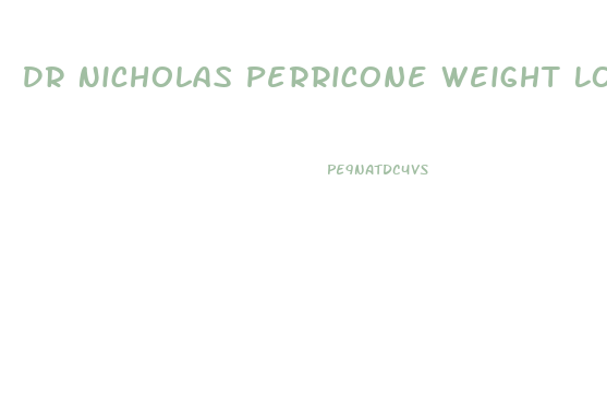 Dr Nicholas Perricone Weight Loss Diet