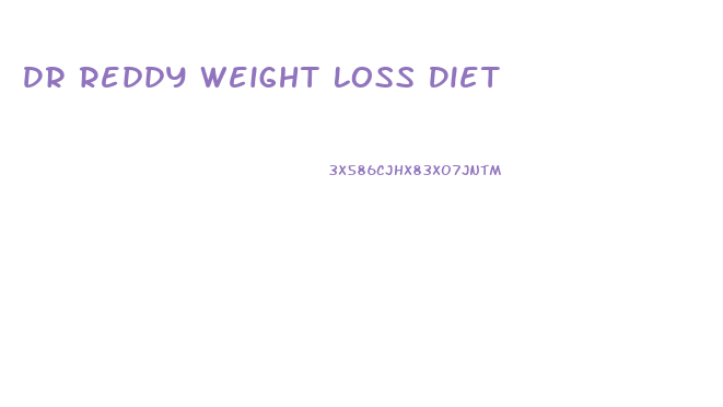 Dr Reddy Weight Loss Diet