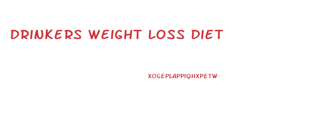 Drinkers Weight Loss Diet