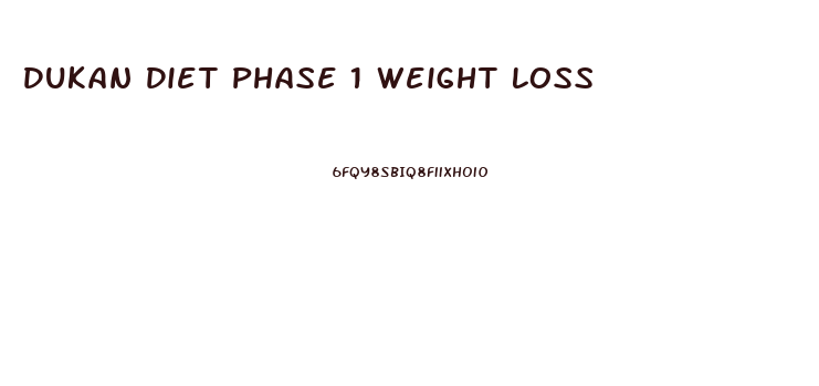 Dukan Diet Phase 1 Weight Loss