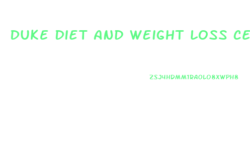 Duke Diet And Weight Loss Center