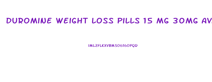 Duromine Weight Loss Pills 15 Mg 30mg Available