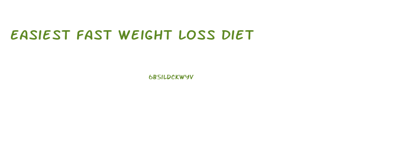 Easiest Fast Weight Loss Diet