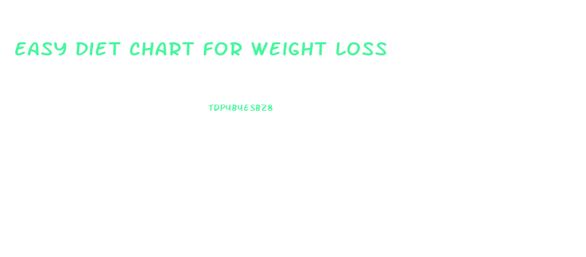 Easy Diet Chart For Weight Loss