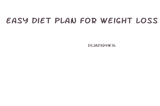 Easy Diet Plan For Weight Loss In 3 Days