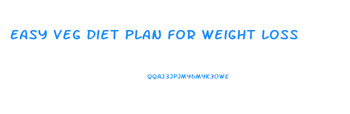 Easy Veg Diet Plan For Weight Loss