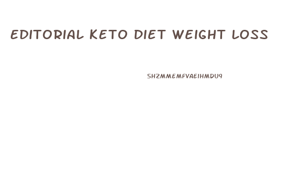 Editorial Keto Diet Weight Loss