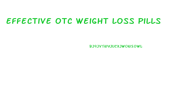 Effective Otc Weight Loss Pills