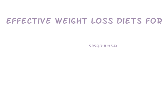 Effective Weight Loss Diets For Vegetarians