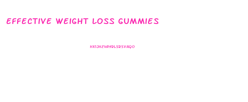 Effective Weight Loss Gummies