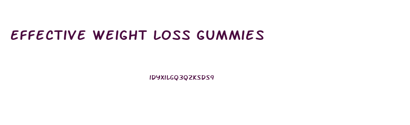 Effective Weight Loss Gummies