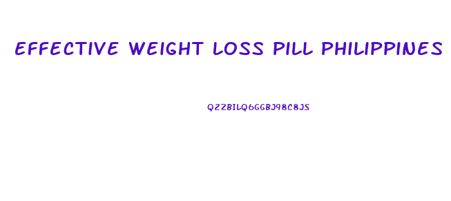 Effective Weight Loss Pill Philippines