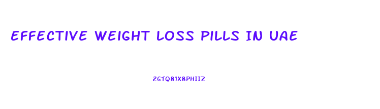 Effective Weight Loss Pills In Uae