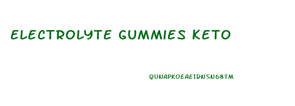 Electrolyte Gummies Keto