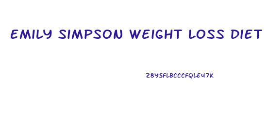 Emily Simpson Weight Loss Diet