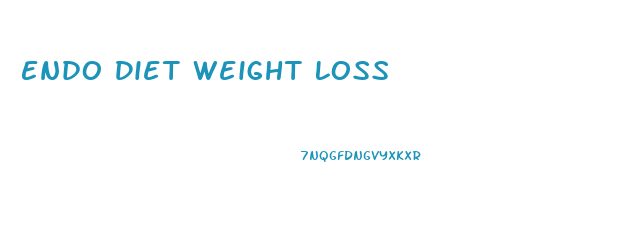 Endo Diet Weight Loss