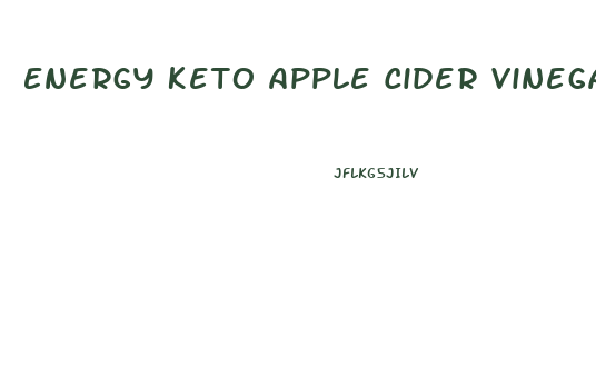 Energy Keto Apple Cider Vinegar Gummies