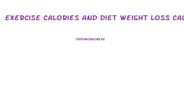 Exercise Calories And Diet Weight Loss Calculator