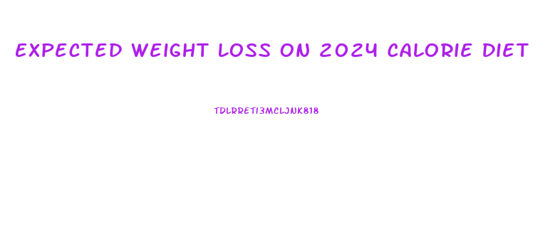 Expected Weight Loss On 2024 Calorie Diet
