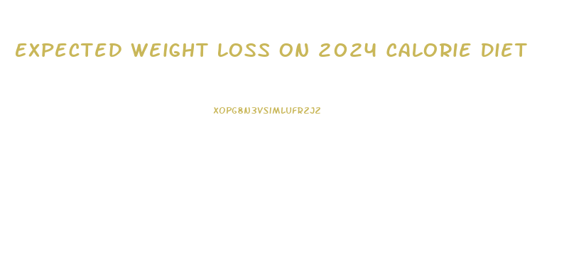 Expected Weight Loss On 2024 Calorie Diet