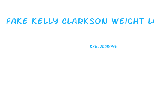 Fake Kelly Clarkson Weight Loss Video