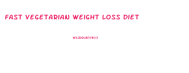 Fast Vegetarian Weight Loss Diet