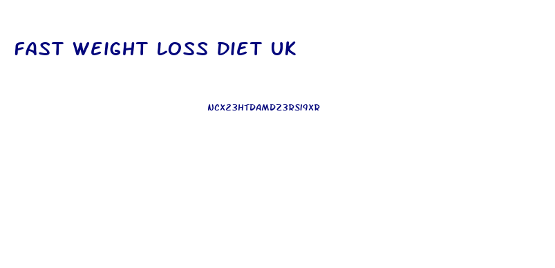 Fast Weight Loss Diet Uk