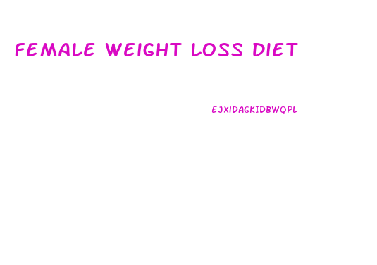 Female Weight Loss Diet