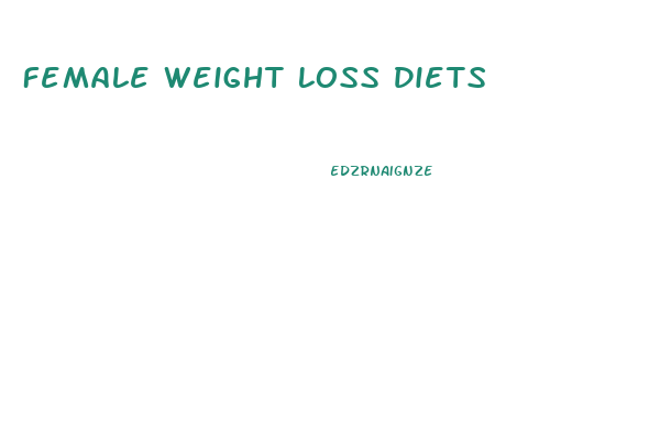 Female Weight Loss Diets