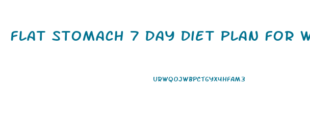 Flat Stomach 7 Day Diet Plan For Weight Loss Vegetarian