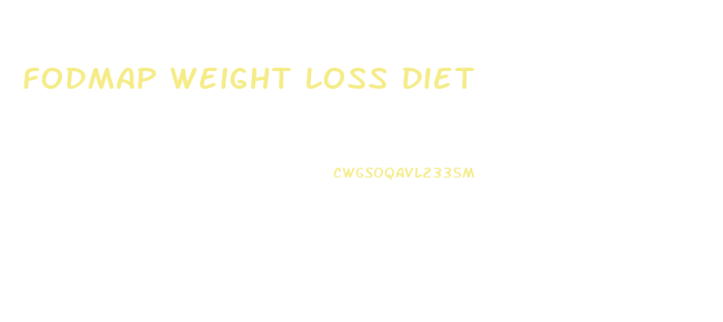 Fodmap Weight Loss Diet