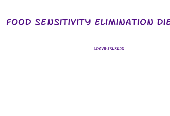 Food Sensitivity Elimination Diet For Weight Loss