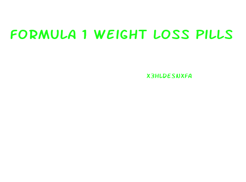 Formula 1 Weight Loss Pills