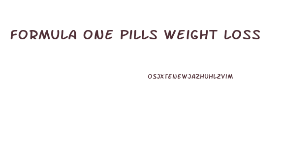 Formula One Pills Weight Loss