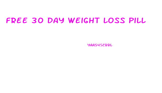 Free 30 Day Weight Loss Pill