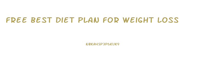 Free Best Diet Plan For Weight Loss