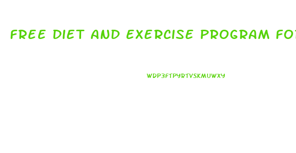 Free Diet And Exercise Program For Weight Loss