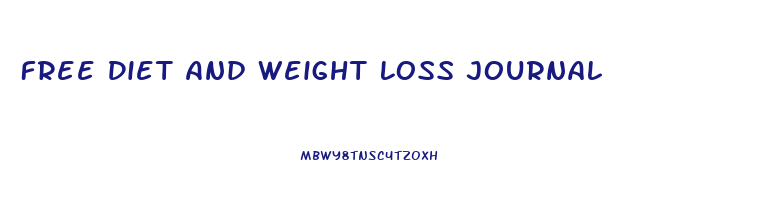 Free Diet And Weight Loss Journal