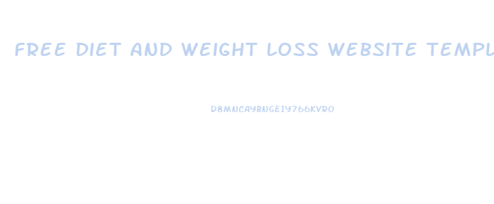 Free Diet And Weight Loss Website Templates