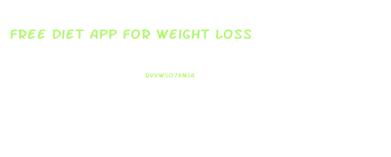 Free Diet App For Weight Loss