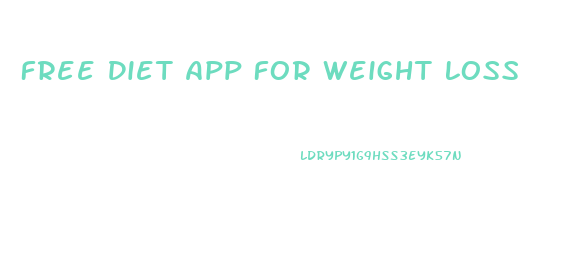 Free Diet App For Weight Loss