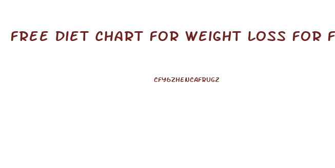 Free Diet Chart For Weight Loss For Female