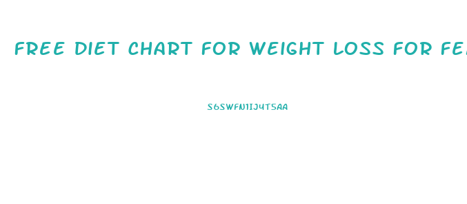 Free Diet Chart For Weight Loss For Female