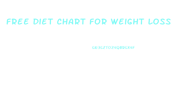 Free Diet Chart For Weight Loss For Male